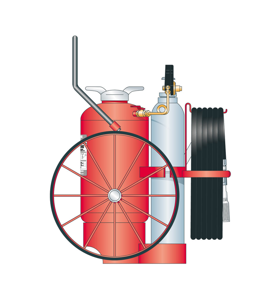 船舶ＡＢＣ粉消火器１００Ｈ型薬剤４５Ｋｇ入り